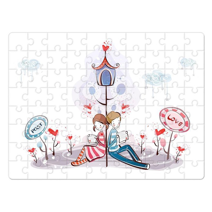 Szerelmes levél puzzle 80 darabos