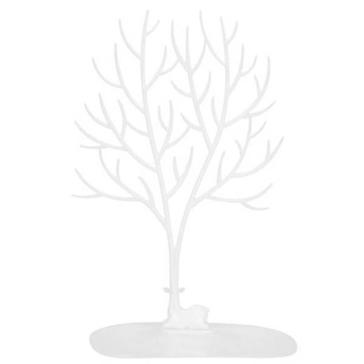 Springos Ékszer állvány, 41x25x15 cm, fehér