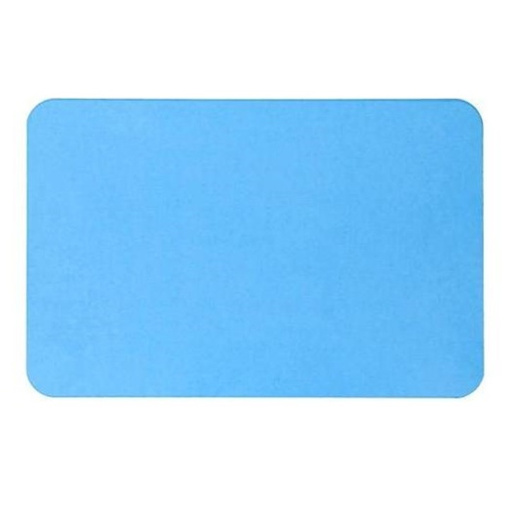 Springos Diatomite fürdőszobaszőnyeg, 60x40x0.9 cm, kék