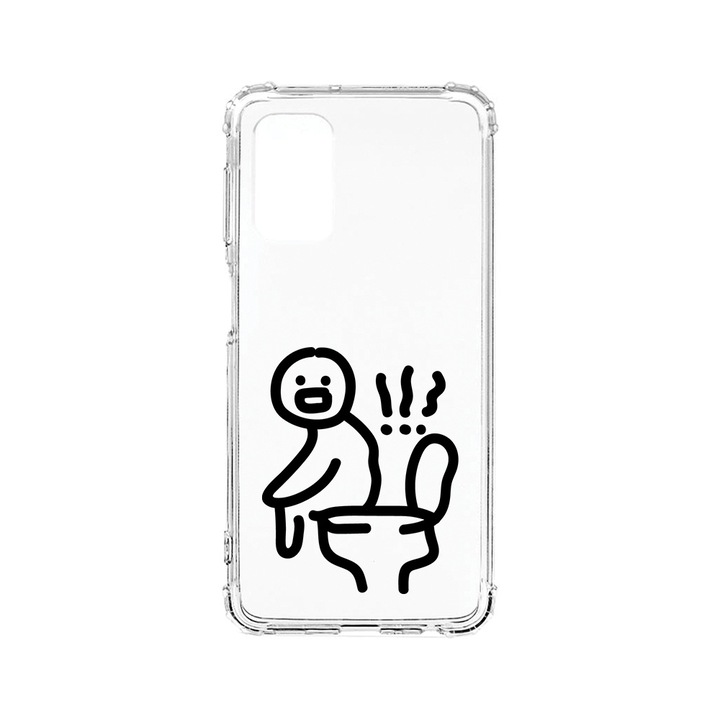 BestCase Strapabíró Anti Shock Telefontok Samsung Galaxy A52s, Pooping, Kamera védő, Military Grade Drop Protection, AS 981