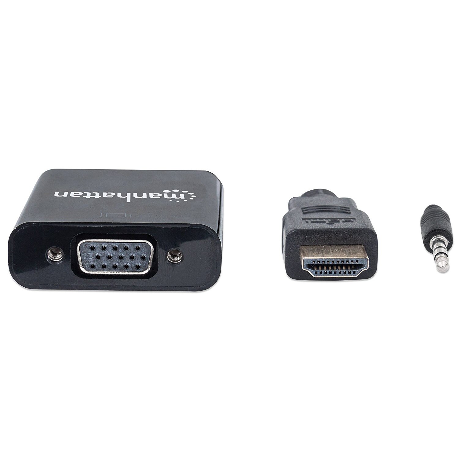 Annihilate Savant Ass Cablu adaptor HDMI-Male/ VGA-Female Manhattan 151450, Audio, Negru - eMAG.ro