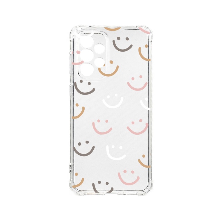 Husa BestCase® Anti Shock 1.5MM, Compatibila Cu Samsung Galaxy A53 5G, Smile Please, Rezistenta La Socuri, Protectie Camera, AS 985