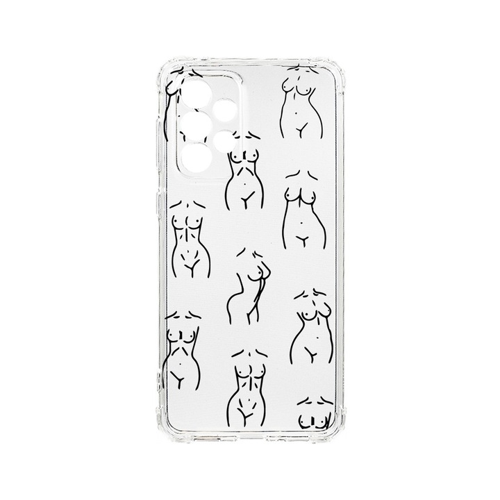 Husa BestCase® Anti Shock 1.5MM, Compatibila Cu Samsung Galaxy A53 5G, Body Pattern, Rezistenta La Socuri, Protectie Camera, AS 1061