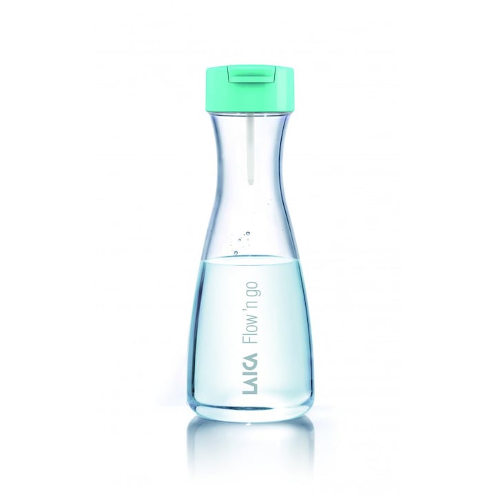 Laica Flow 'n go 1 literes instant vízszűrő palack, 1 db FAST DISK szűrőbetéttel