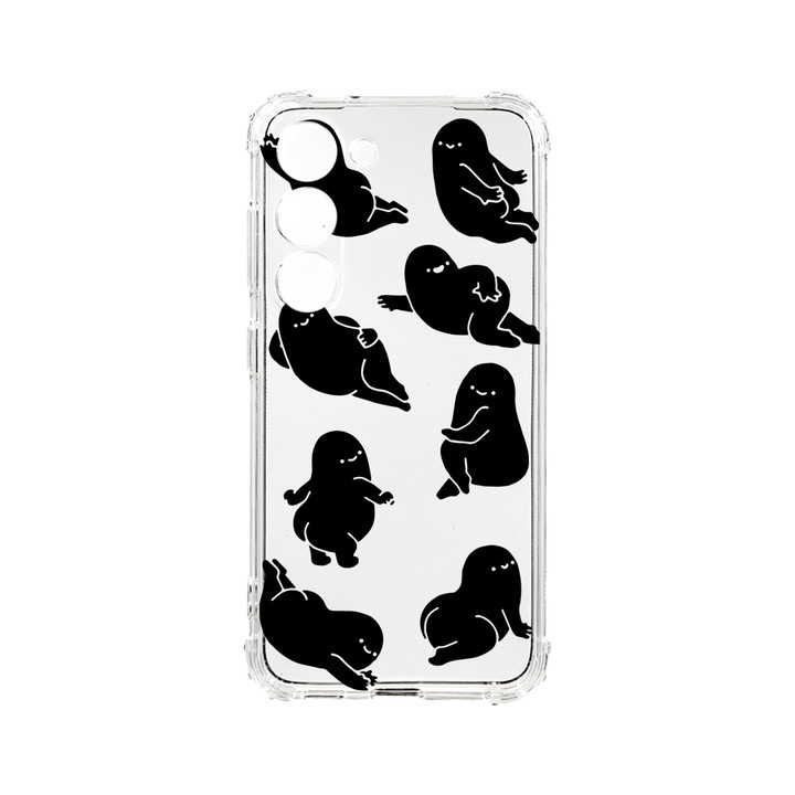 Husa BestCase® Anti Shock 1.5MM, Compatibila Cu Samsung Galaxy S23 Plus, Oversize Pattern, Rezistenta La Socuri, Protectie Camera, AS 1044