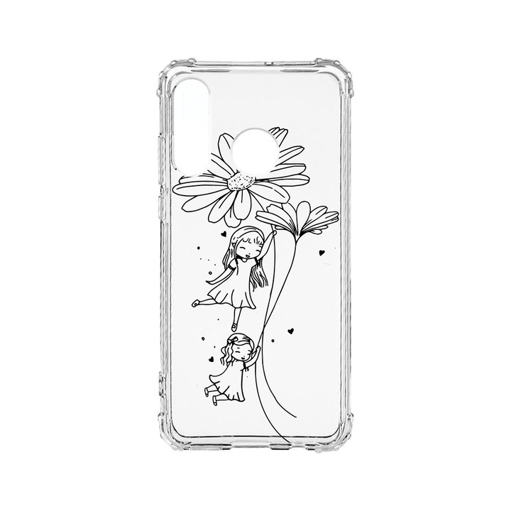 BestCase Strapabíró Anti Shock Telefontok, Huawei P30 Lite, Sisters, Kamera védő, Military Grade Drop Protection, AS 1047