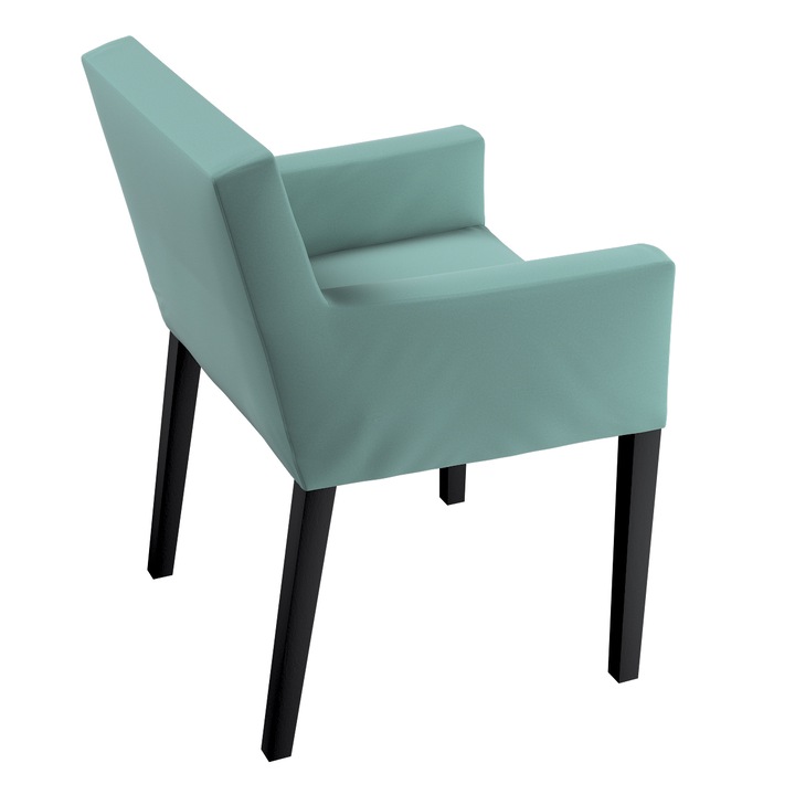 Калъф за стол Dekoria Nils, зелен, 47x43x80см