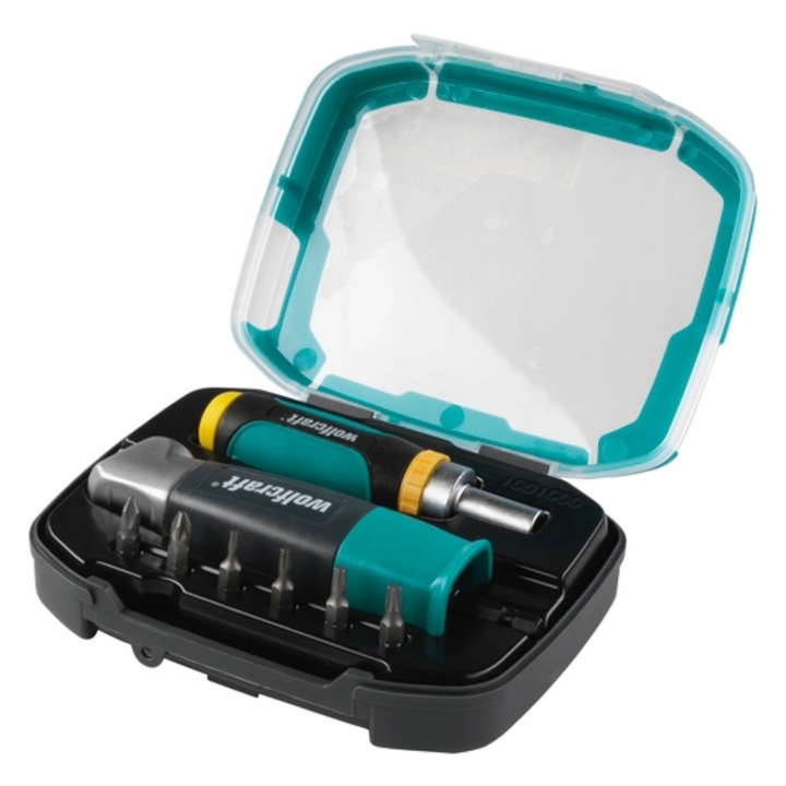 Комплект инструменти Wolfcraft ZESTAW ADAPTER KATOWY PLUS, многоцветни