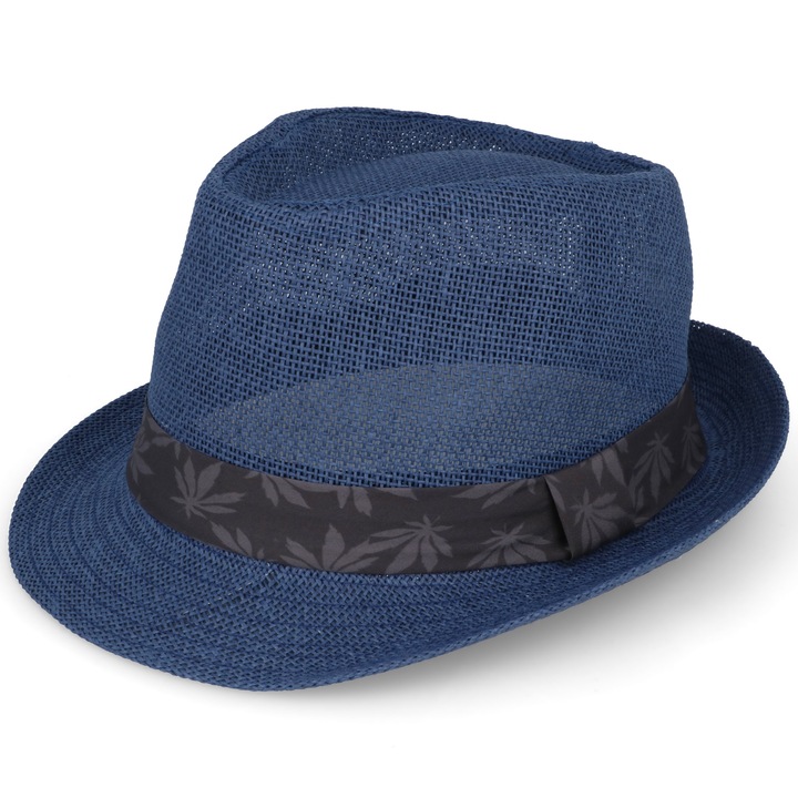 Лятна шапка унисекс, Moramo, Cellulose, Navy Blue, 57 СМ