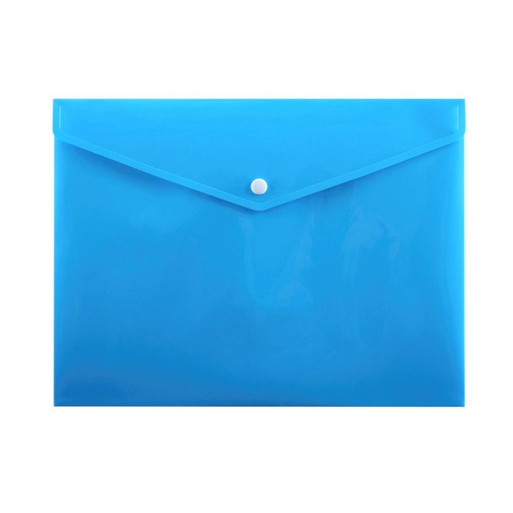 Папка за документи, Penmate, полипропилен, формат А5, 24 х 17 см, син
