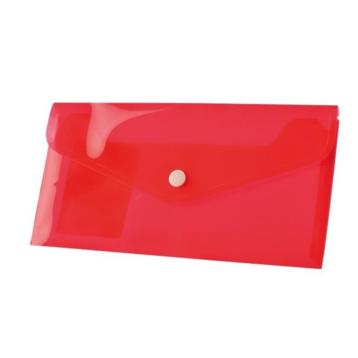 Plicuri Tetis, 220x110mm, rosu, set 12 buc