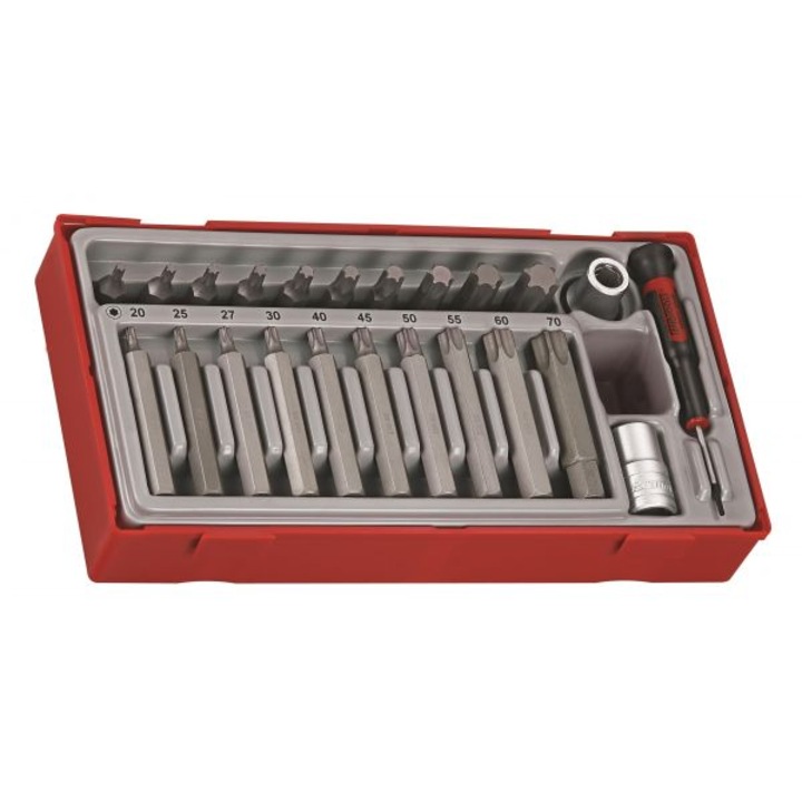 Комплект отвертки, TENG TOOLS, 1/2'', сребристи