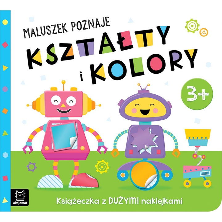 Carte cu autocolante, AKSJOMAT, 3+