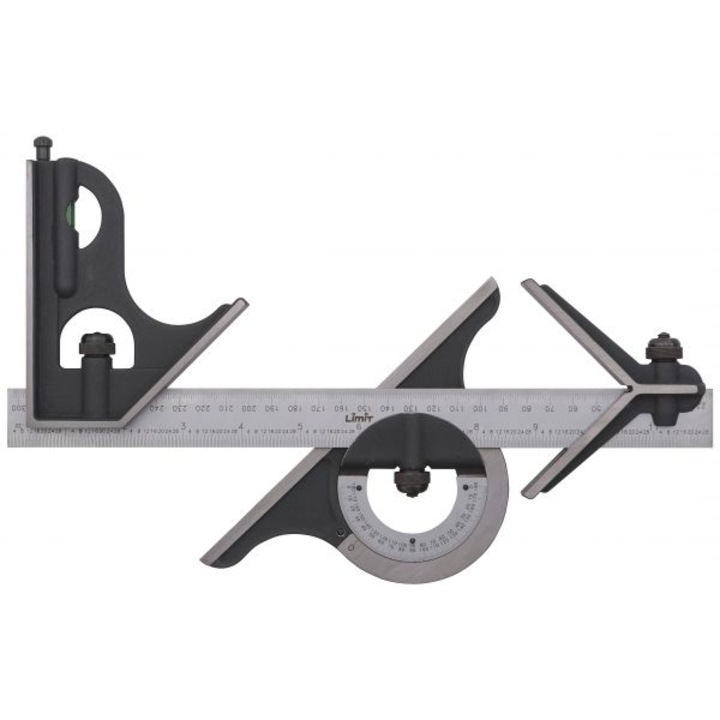 Измервателен уред, Лимит, Стомана, 33x19x5 mm, Сив