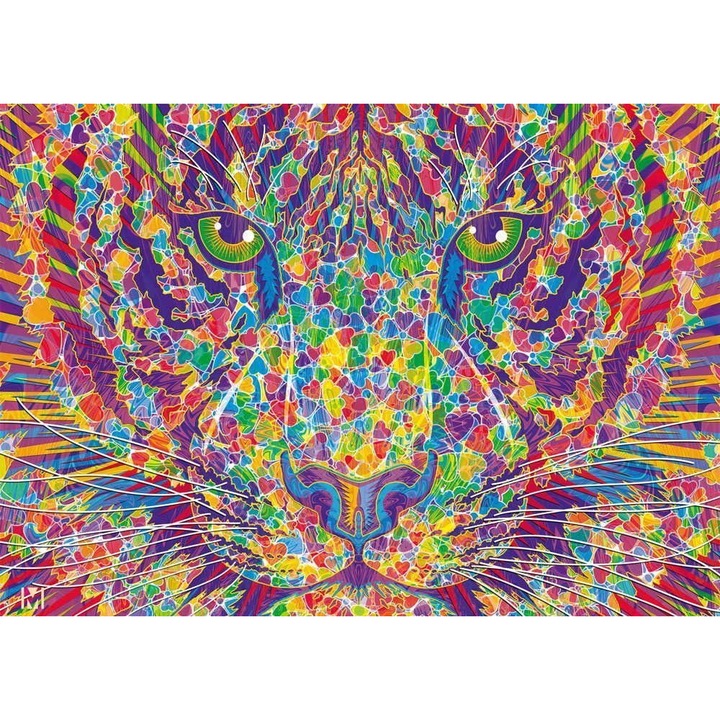 Пъзел, Puzzle, Тигър, 2000 части, Многоцветен