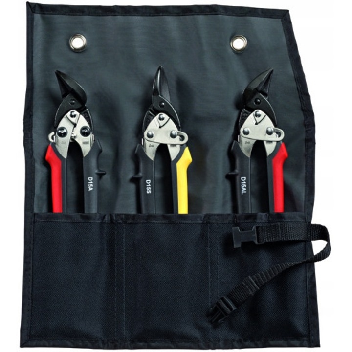 Set 3 foarfece gradina, Bessey, Otel, Negru