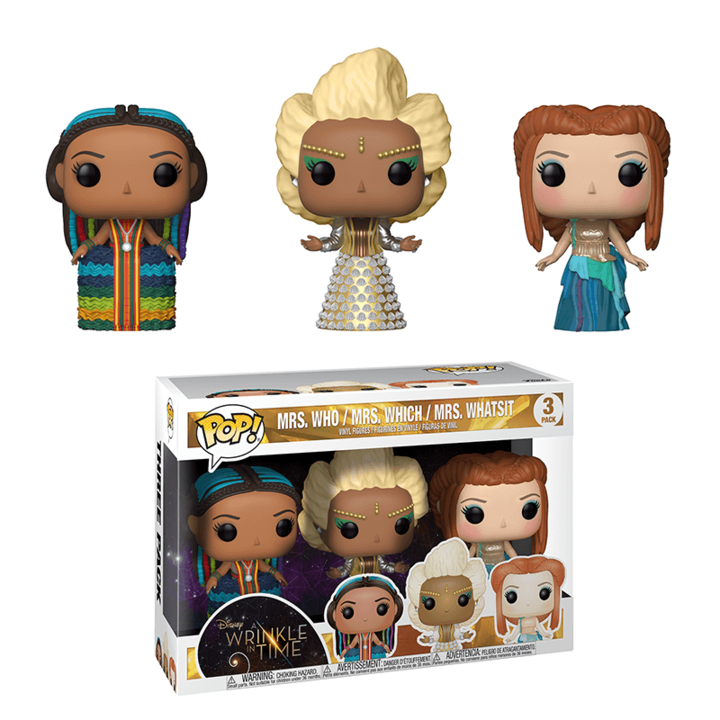 Játékfigura Funko POP! Wrinkle in Time Who Which Whatsit, 3pak, 10cm