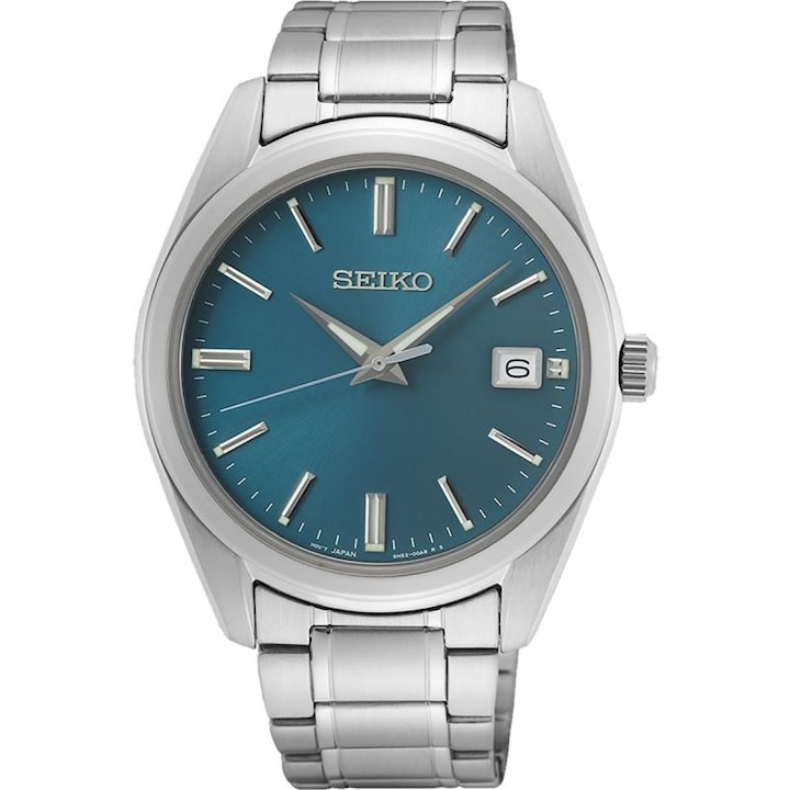 Мъжки часовник Seiko, SUR525P1, Кварцов, Сребрист