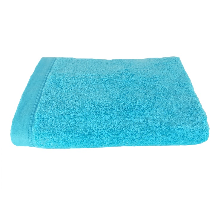 Prosop de baie bumbac turquoise Faro 50 x 100 cm