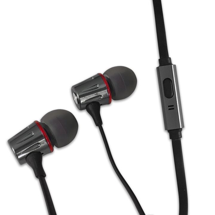 Esperanza EH203KR 3.5 mm, 20-20.000 Hz, 32 Ω grafit-piros fülhallgató