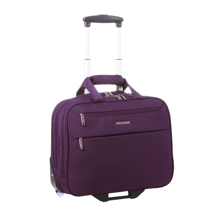 Guruló laptoptáska 14", Snowball, SW68140, Lila
