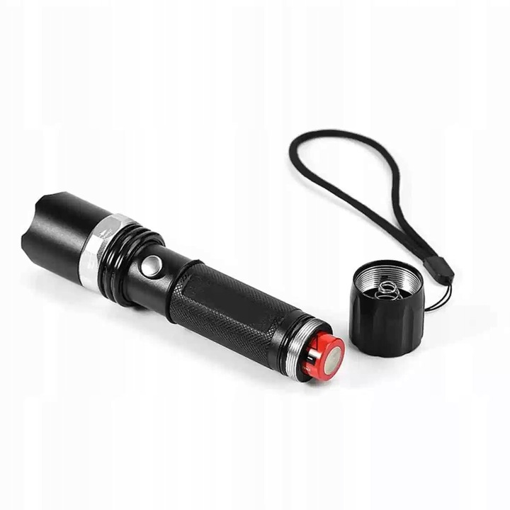 Lanterna, Cree Light, Zoom, 800 m, Negru