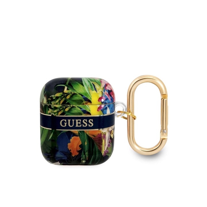 Husa de protectie Guess compatibila cu Apple AirPods, Multicolor