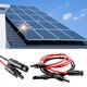 Cablu solar fotovoltaic, set Negru si Rosu 6mm cu protectie UV, 2*11m