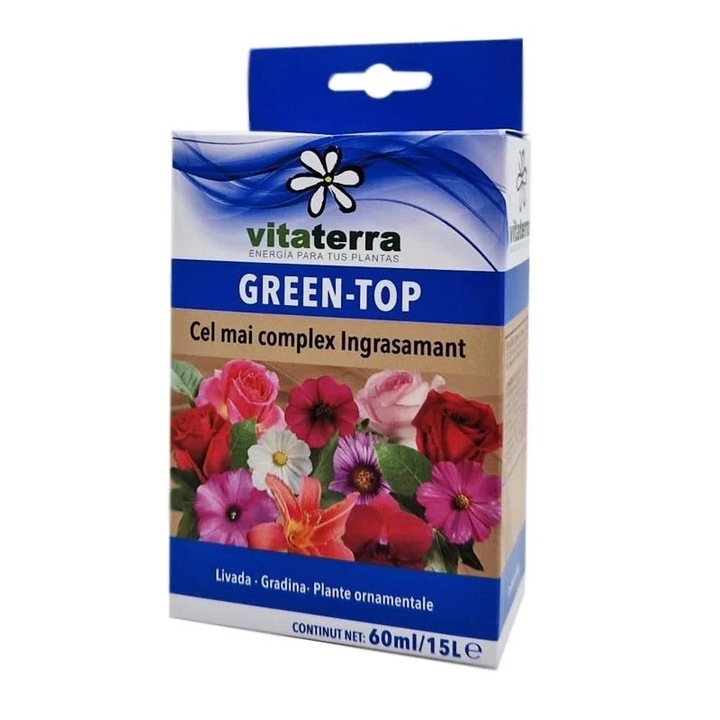 Fertilizant GREENTOP, Vitaterra, 60 mililitri