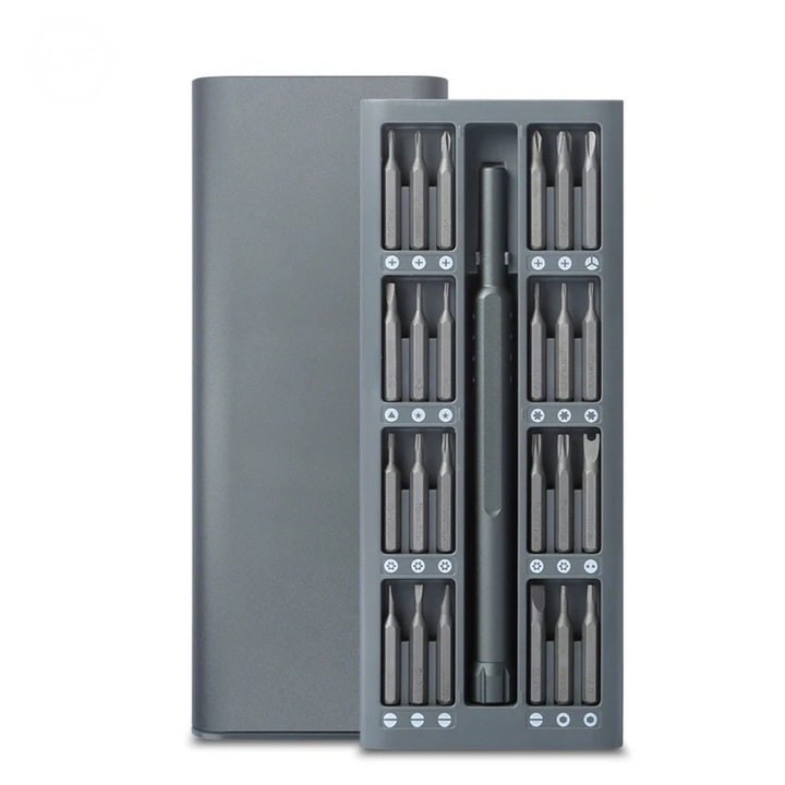 Отвертка King'sdun KS-840049, комплект 48 в 1, магнитна, сива