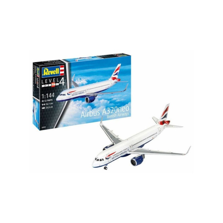 Revell Airbus A320 Neo British Airways repülőgép modell - 1:144