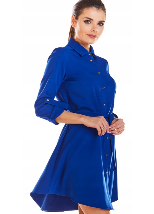 Rochie, InfiniteYou, Poliester/Elastan, Albastru, M