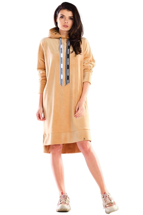 Rochie Awama, Poliester, Bej, S/M