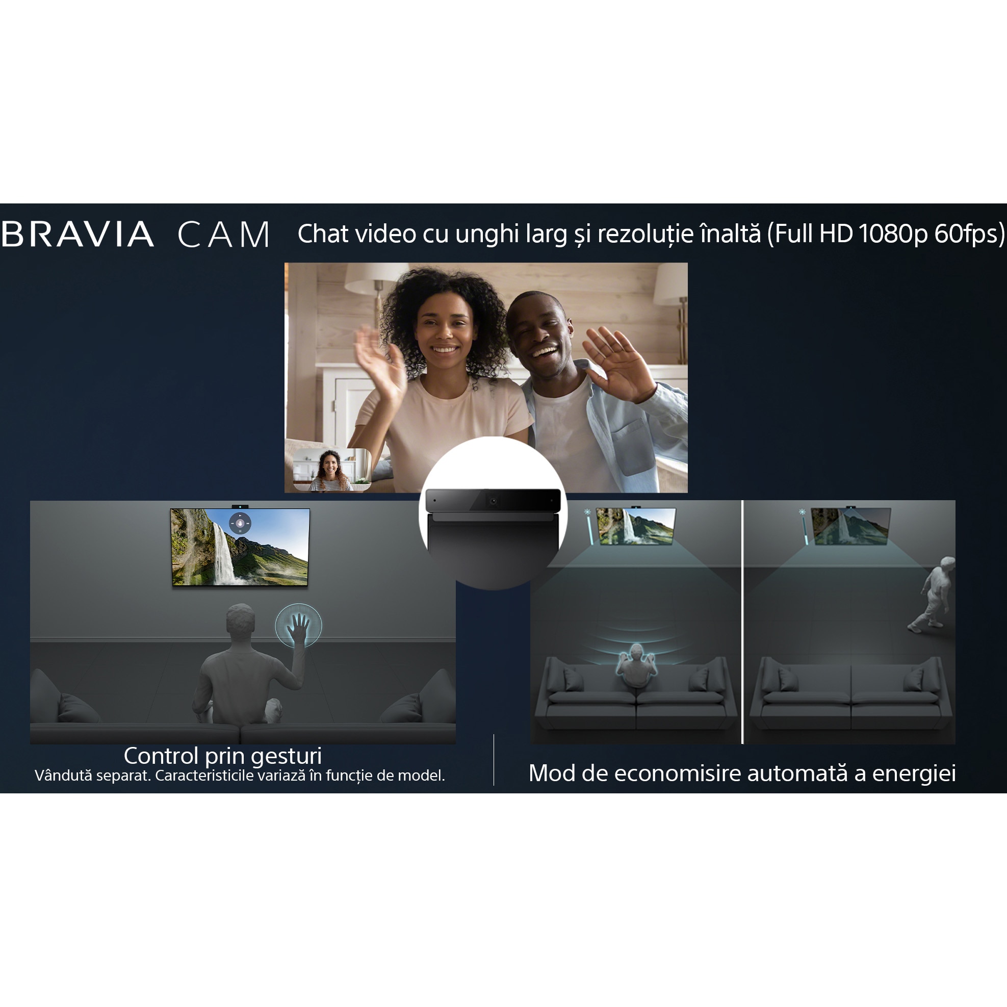 Televizor Sony BRAVIA LED 55X80L, 139 cm, Smart Google TV, 4K Ultra HD, Clasa G