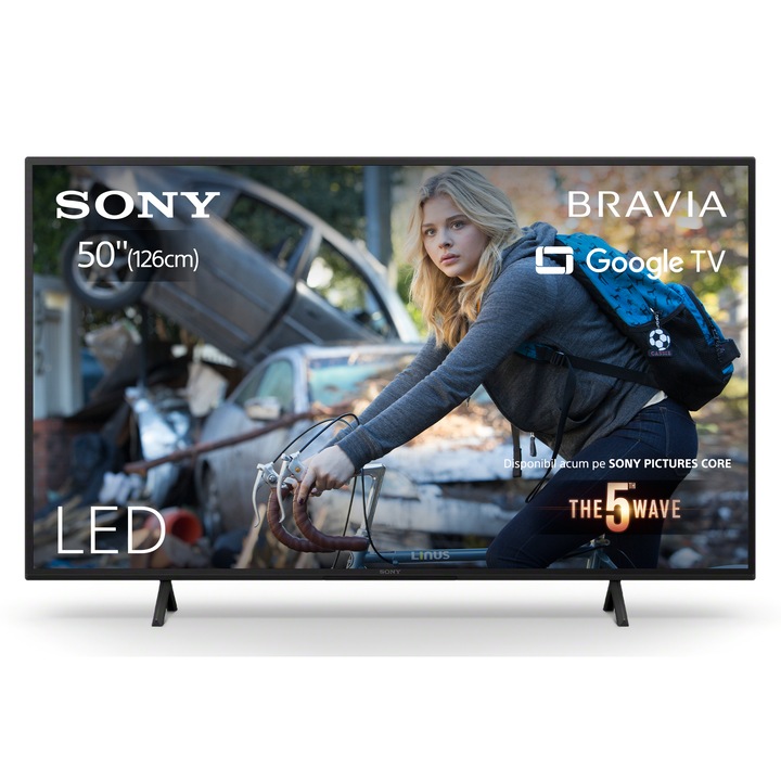 Телевизор Sony BRAVIA LED 50X75WL, 50" (126 см), Smart Google TV, 4K Ultra HD, Class F