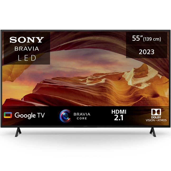 Телевизор Sony BRAVIA LED 55X75WL, 55" (139 см), Smart Google TV, 4K Ultra HD, Class G