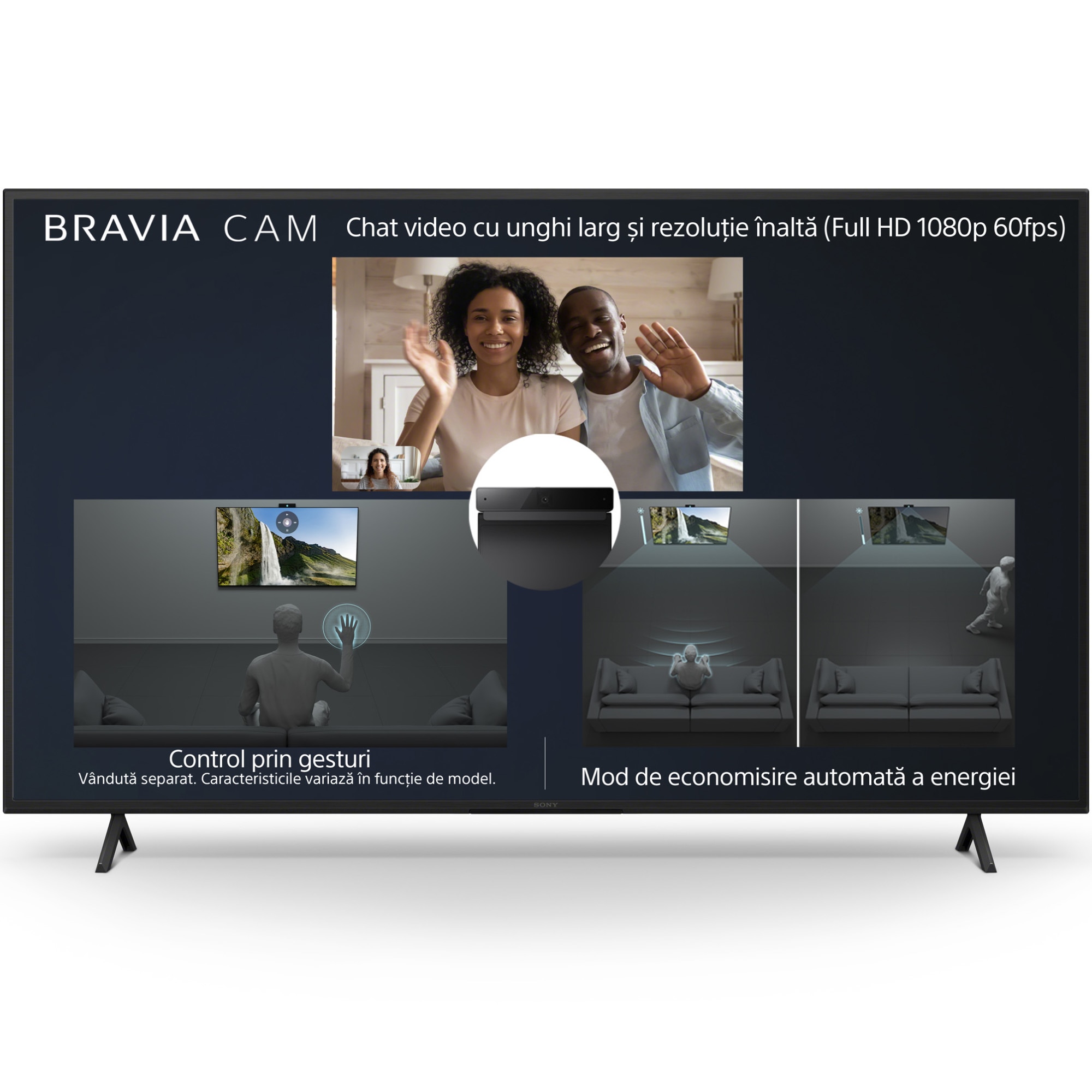 Sony KD-55X75WL, Televisor LED 55”, 4K HDR, Smart TV Google TV