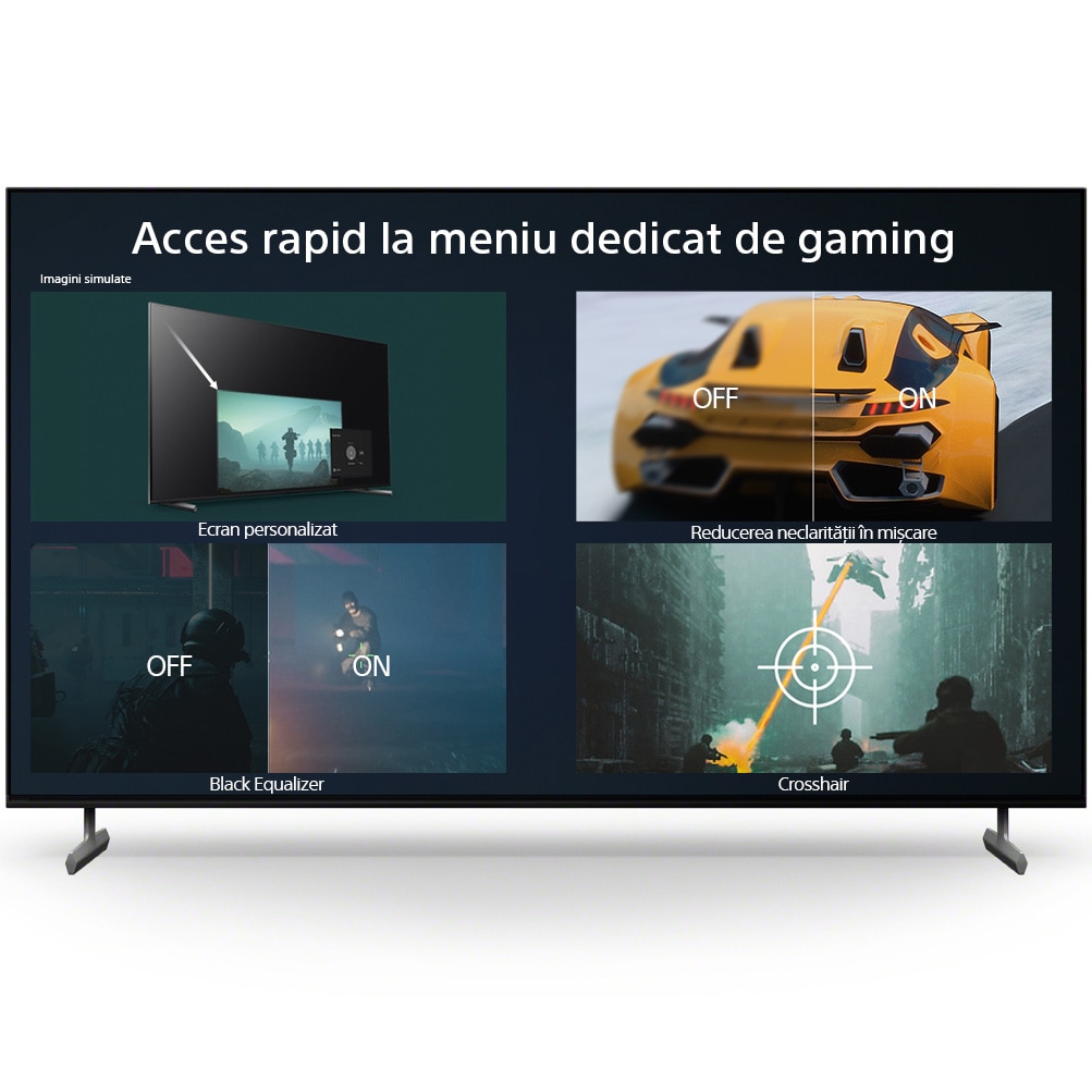 Televizor Sony BRAVIA LED 55X85L, 139 cm, Smart Google TV, 4K Ultra HD, 100Hz, Clasa F