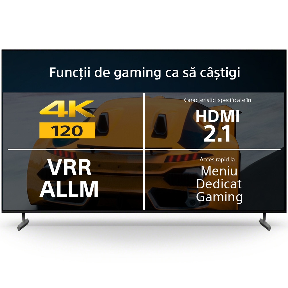 Televizor Sony BRAVIA LED 55X85L, 139 cm, Smart Google TV, 4K Ultra HD, 100Hz, Clasa F