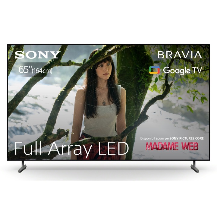 Televizor Sony BRAVIA LED 65X85L, 164 cm, Smart Google TV, 4K Ultra HD, 100Hz, Clasa F