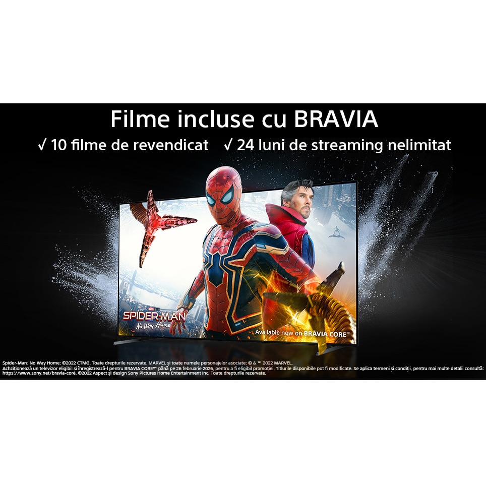 Televizor Sony BRAVIA LED 75X90L, 189 cm, Smart Google TV, 4K Ultra HD, 100 Hz, Clasa E