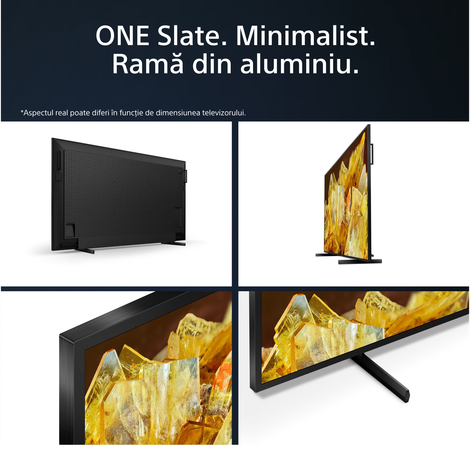 Televizor Sony BRAVIA LED 65X90L, 164 cm, Smart Google TV, 4K Ultra HD, 100 Hz, Clasa F