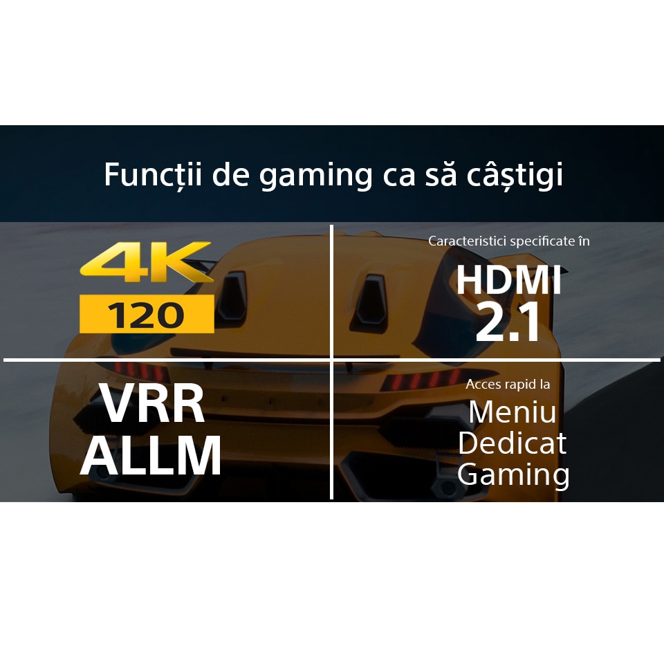 Televizor Sony BRAVIA LED 65X90L, 164 cm, Smart Google TV, 4K Ultra HD, 100 Hz, Clasa F