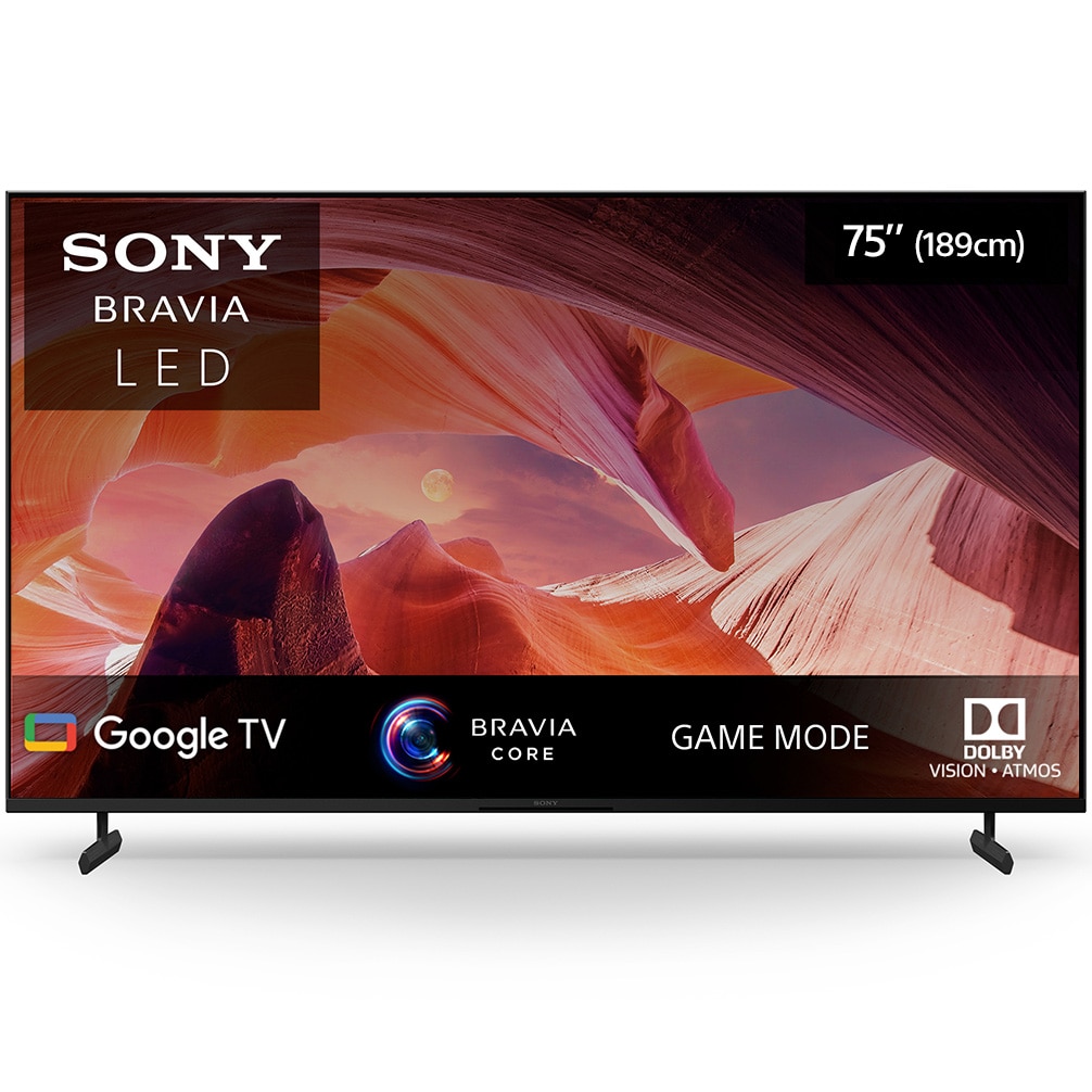 Телевизор Sony BRAVIA LED 75X80L, 75" (189 см), Smart Google TV, 4K ...