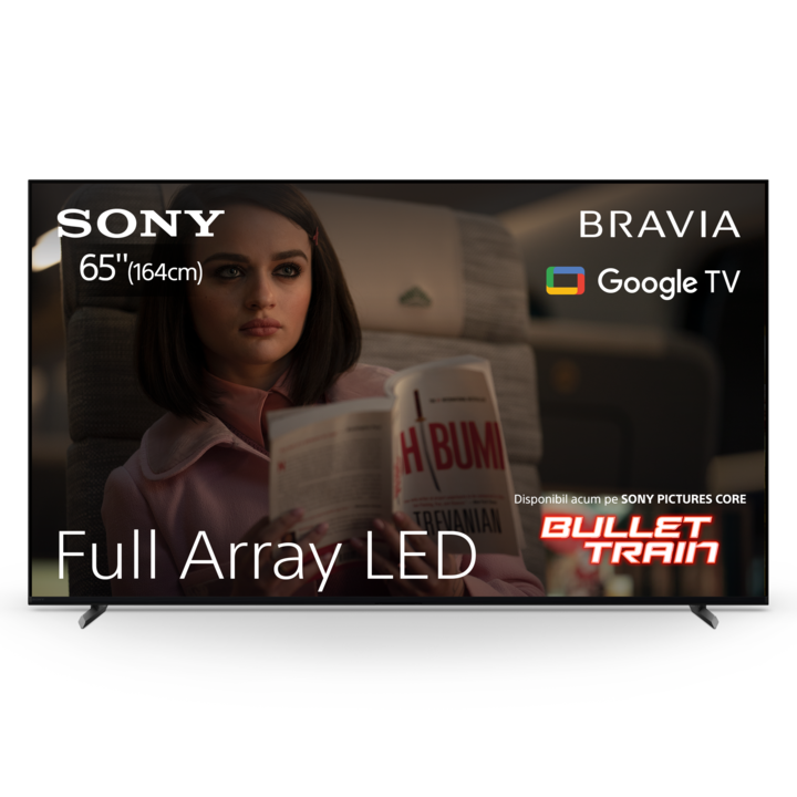 Televizor Sony BRAVIA LED 65X90L, 164 cm, Smart Google TV, 4K Ultra HD, 100 Hz, Clasa F