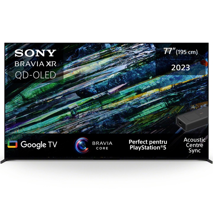 Sony XR77A95LPAEP Smart OLED Televízió, 195 cm, Ultra HD, 4K, Bravia XR, Master series, Google TV
