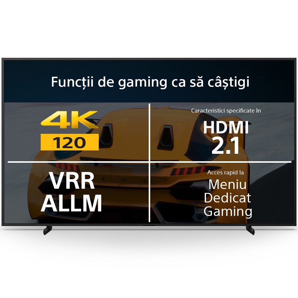 Televizor Sony BRAVIA LED 98X90L, 248 cm, Smart Google TV, 4K Ultra HD, 100Hz, Clasa E