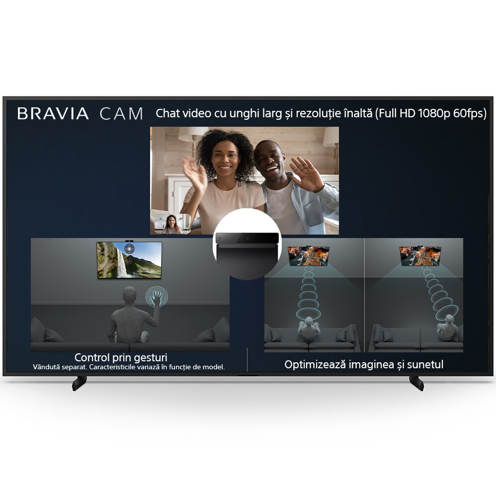 Televizor Sony BRAVIA LED 98X90L, 248 cm, Smart Google TV, 4K Ultra HD, 100Hz, Clasa E