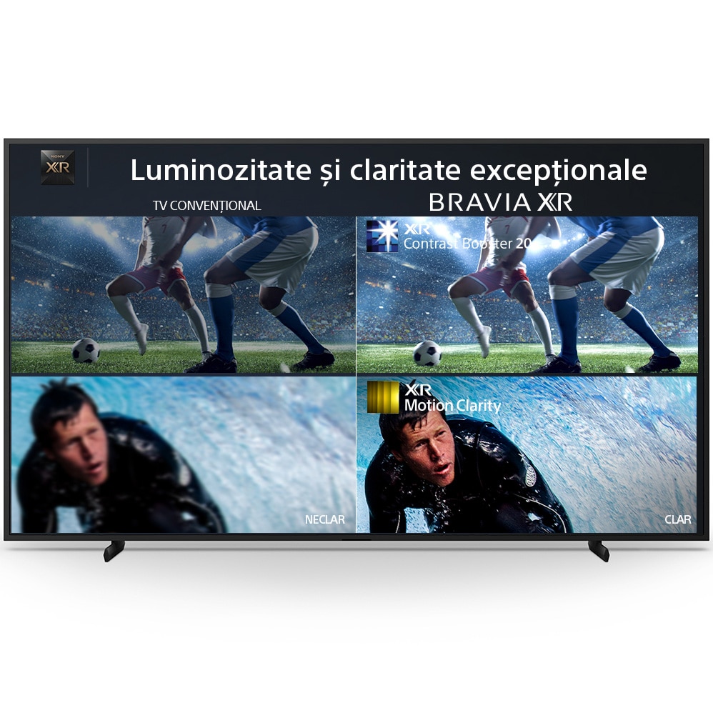 Televizor Sony BRAVIA LED 98X90L, 248 cm, Smart Google TV, 4K Ultra HD, 100Hz, Clasa E