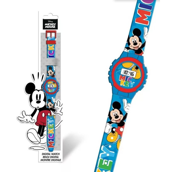 Дигитален ръчен часовник Disney Mickey 29см